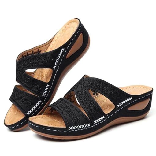 2026 Women’s Premium Orthopedic Open Toe Wedge Sandals