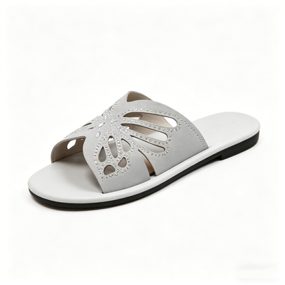 Women's Hollow-Out Rhinestone Slide Sandals, New Summer 2026