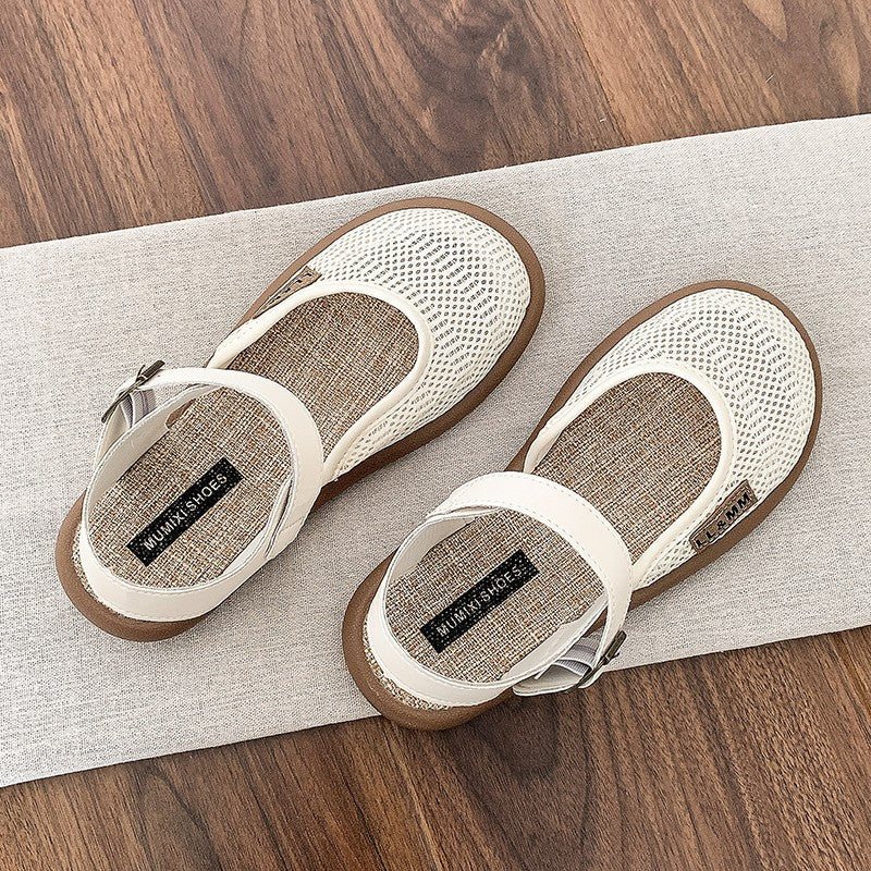 Casual Linen Insole Non Slip Flat Sandals 3 Colors Daily Walking Footwear