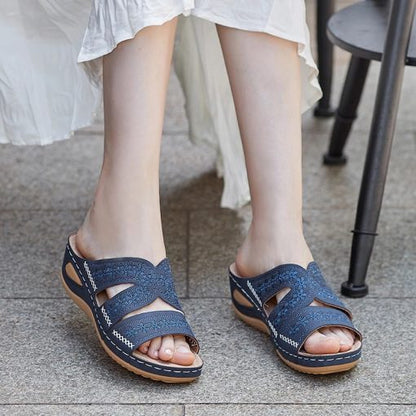 2026 Women’s Premium Orthopedic Open Toe Wedge Sandals