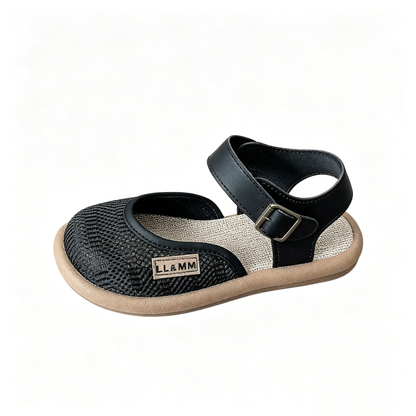 Casual Linen Insole Non Slip Flat Sandals 3 Colors Daily Walking Footwear