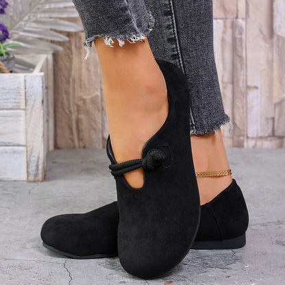 Women's Solid Color Ballet Flats Casual Trendy Flat Work