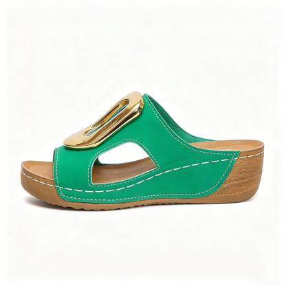 Summer Comfort Wedge Slippers with Non-slip Sole