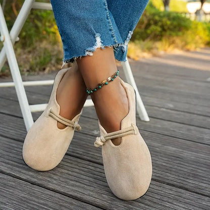 Women's Solid Color Ballet Flats Casual Trendy Flat Work